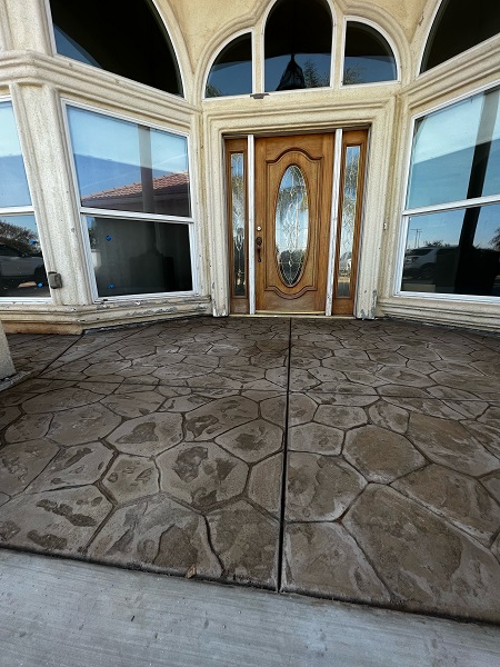 stamped concrete